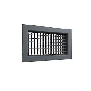  Grille double déflexion 300x150 Anthracite - 400x400px